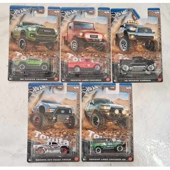 Hot Wheels 1:64 Zestaw Toyota Series 2025 - 5 szt
